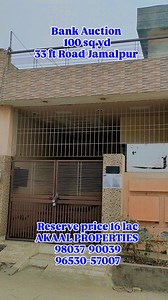 Welcome to the AKAAL PROPERTIES 100 sq yd Bank Auction Property for sale in 33 ft Road Jamalpur for reasonable price. Road width - 20ft Reserve price - 16 lac Facing - North 📍 Office location - https://maps.app.goo.gl/Y9C7dFHxxLcWtVGj6 Gill road Dashmesh Nagar Call For Appointment - 96530-57007,98037-90039 Timming - 9am to 6pm . . . . . #holiday #navidad #familytime #holidaygreetings #FreeGifts #familygathering #neighborhood #inheritance #localcommunity #holidaywishes | Akaal Properties