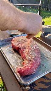 Santa Maria Tri-Tip 🥩🌽🫘🔥 | Over The Fire Cooking by Derek Wolf
