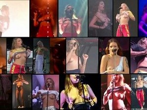 Tove Lo On Stage Boob Flashing Supercut / Splitscreen - Video online