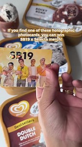 This is your sign to get your fave Selecta Philippines ice cream and collect exclusive SB19 photocards! 🍦 #MaPaSelectaMuna | When In Manila