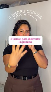 4 trucos de estilo para disimular pancita y sentirte cómoda