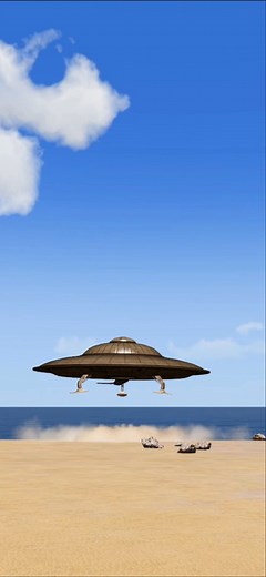 ufo takeoff simulation.?? #gaming