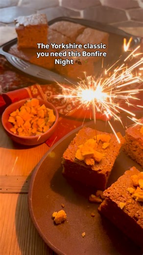 The Yorkshire classic you need this Bonfire Night. ✨ This Parkin is rich with ginger, dark treacle, and topped with honeycomb for that extra crunch. Baked in our Prestige Aerolift Square Cake Tin for the perfect slices. Serve it warm with custard and than us later.  #PrestigeCookware #PrestigeMoments #ParkinPerfection #BonfireBakes #AutumnVibes #CosySeason | Prestige | Facebook