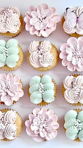 I am just still so in love with the beautiful mini cupcakes 🥹 It’s my first time piping these beautiful little flowers so please be nice 🤭 I absolutely love them 🌸 Gorgeous Sprinkles and Gold Sprinkle spoon from my favourite sprinkle besties @get.sprinkled 🩷 Use code SHARR10 at checkout for a discount on your orders ✨ Custom Business Logo Backdrop Available @backdrop.collective 🩷 Use code SHARR10 at checkout for a discount on your orders ✨ @colour.mill Blush, Nude and Bluebell @loyalbakewar