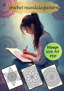 Crochet Mandala Pattern - Etsy Canada