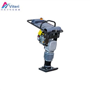 [Hot Item] Small Vibratory Plate Tamping Rammer Hand Held Soil Compactor Gasoline