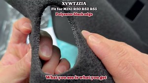 Dashboard Cover Mat Fit for Mini R50 R52 R53 LHD,Dash Cover Pad,Custom Non-Slip Poly Black
