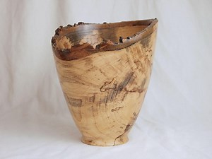 Natural Edge, Lathe Turned Wood Bowl, Handmade in Texas, #0014 - Etsy