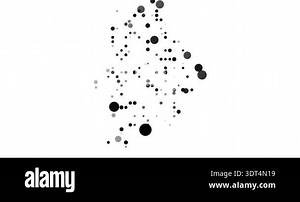 Floating Dots Assemble into the Map of Arkansas