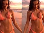 Kelly Gale sets hearts racing as she flaunts her ample assets