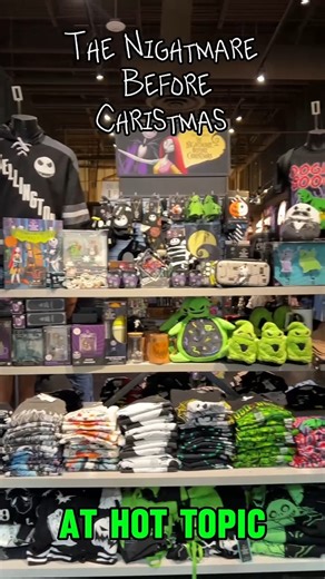 📣 💚 Calling all Nightmare Before Christmas fans!💚 📣Hot Topic has all the merch you are looking for this season😄 😁 💚 #KatyMills #HotTopic #Nightmarebeforechristmas | Katy Mills