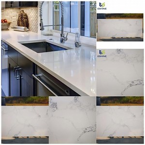 [Hot Item] European Royal Kitchen Worktop Quartz Glass Pipe Eased Quartz Slab White Marble Countertop China Marble Slab Quartzite Panel Slabs White Quartz Marble Slab