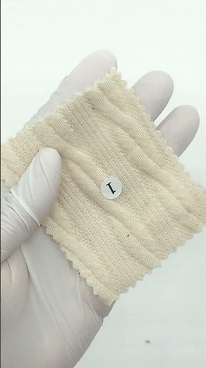 Cable Jacquard Poly Span Knit Fabric - FAB1857