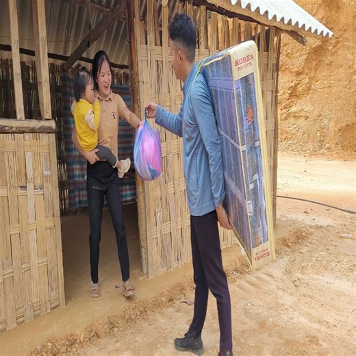 8.8K views · 138 reactions | My lover bought a mattress for Duong, Meaningful gift from Thang | Building New Life | Facebook