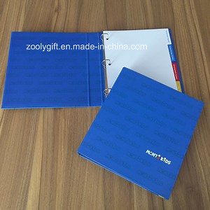 [Hot Item] Custom Logo Printing 3 Ring Binder Lever Arch File Paper File Folder with Index Tabs Dividers File Desktop Organizer Stationery