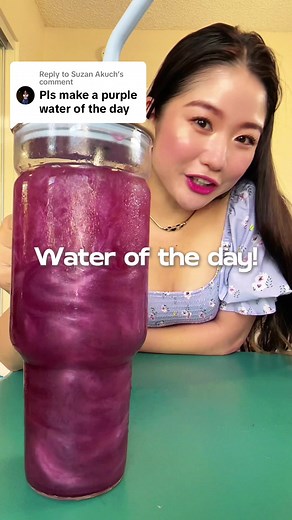Purple Water with Blueberry Açai Flavors Recipe