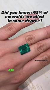 Approximately 98% of all earth mined, natural emeralds are oiled or enhanced to some degree, the other 2% are emeralds that are no oil, no treatment of any kind. Well what makes this account for the 1%? Not only does this gem not have any oil but it is a fine quality Colombian emerald, very eye clean with minor flaws and the most intense, vivid bluish green color. An elite gemstone 💎 This stone is sold. www.JRColombianemeralds.com #emeraldring #emerald #emeralds #emeraldcut #cushioncut #fineeme