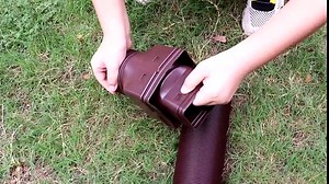 Amazon.com : ASJFHEN Rain Gutter Downspout Extensions, Drain Downspout Extender, Extendable from 21 to 60 Inches, Screws for Included : Tools & Home Improvement