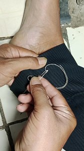 Invisible Stitching Tutorial for Black Work Pants #sewing #tips #fblifestyle #tutorial #fypreels #reelsviral | Tips dan trik menjahit
