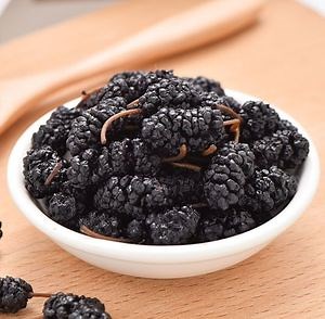 [Hot Item] Natural New Mulberry Berries Fruit Edible Ripe Mulberry Loose Whole Dried Mulberry for Sale