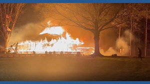 Lorton boathouse fire