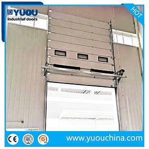 [Hot Item] Industrial Automatic Electrical High Lifting Overhead Sectional Door for Cold Storage