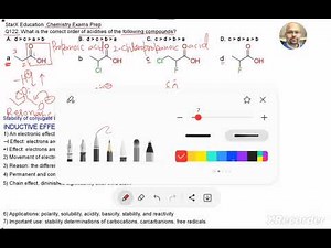 Q123. INDUCTIVE EFFECT and ACIDITY DETERMINATION