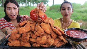 Cooking chicken chest crispy with tomato sauce recipe - Natural TV Cooking | Village Chef