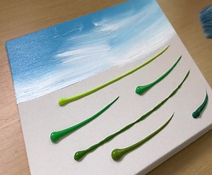 6.6K views · 149 reactions | Painting a Sunflower Field / Acrylic Painting Techniques | HNK ART | Facebook