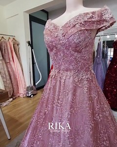 ♡RIKA 2021 Collection♡ Stunning Rose Gold Bridal Off Shoulder Lace Gown with 1M Train ▪︎PRICE : Rs 12,000 /- ▪︎SIZE : Small to Medium ▪︎Available in More Bridal Colours Exclusive Model Made with High Quality Materials Original Photos by RIKA BRIDAL , We don't copy from the internet Shop opens on APPOINTMENT ONLY Inbox page for full information. ▪︎Tel/WhatsApp: 5945 7599 ▪︎Address: Bois Cheri Rd,Moka. ▪︎Google location: https://maps.app.goo.gl/gK7XxZbghBqA5EGy5 | RIKA Bride Couture