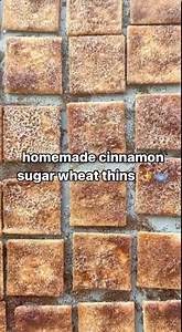 2.1K views · 16 reactions | new sweet treat unlocked: homemade cinnamon sugar wheat thins✨癩 | Wheat Thins | Facebook