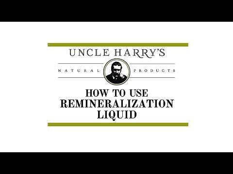 How To Use Uncle Harry's Remineralization Liquid