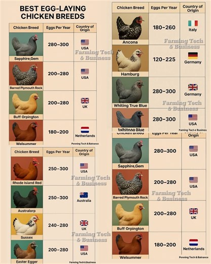 BEST EGG LAYING CHICKEN #birds #feathers #backyardchickens #poultry | Farming Tech& Business | Facebook