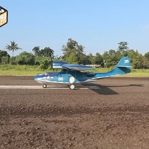 RC PBY Catalina maiden flight #rcplane #diycrafts #pbycatalina | Julius Perdana