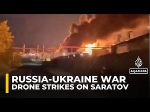 Ukrainian drone attack kills one and damages facility in Russia’s Saratov region