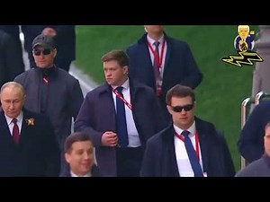 PUTIN + Russian SECRET SERVICE IN ACTION - VICTORY PARADE 2025 - FAKE ARMS - BODYGUARDS