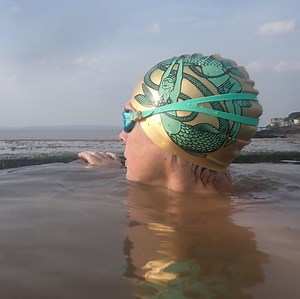 Mermaid Swim Cap in 13 Colours - "spots & Stripes" - Ideal Gift for Outdoor Swimmer, Also Great for the Pool. - Etsy UK