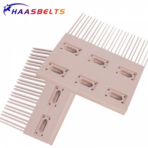 [Hot Item] Haasbelts Plastic Conveyor Finger Transfer Plates for L-Snbmodular Belt Plates