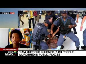 Quarterly Crime Stats I The future of policing in South Africa with Ziyanda Stuurman