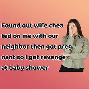 7.5K views · 63 reactions | Reddit Stories-Found out wife cheated on me with our neighbor then got pregnant so I got revenge at baby shower.mp4 | Reddit Relationships | Facebook
