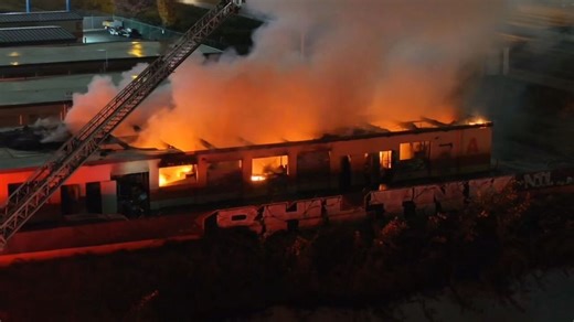 Crews battle massive fire at Fife storage unit facility