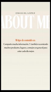 ABOUT ME • CLASS INFLUENCERS AGENCY • CDMX • MÉXICO  | Emanuel López | Facebook