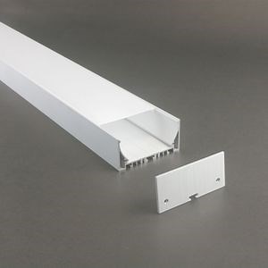 [Hot Item] Popular 75*35 Square LED Profile for Embedded Wall Lamps, Can Be Customized with Any Length