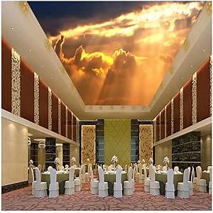 Amazon.com: TOKMOCO Ceiling Murals Wallpaper Custom 3D Ceiling Photo Wallpaper Sunlight Sky 3D Wallpaper for Ceiling : Tools & Home Improvement