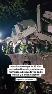Hay vida: una mujer de 25 años respondió al llamado, ya daban por terminada la búsqueda y su padre insistió y la chica respondió #esperanza #rescate #sobreviviente #venezuela #laguaira