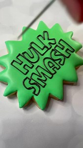 Hulk…CRUNCH! 😉 . . . #hulkcookies #hulk #hulksmash #twinklestartreats #cookiesforoccasion #cookiedecorating #cookiereel #decoratedcookies #royalicing #royalicingcookies #edibleart #cookieart #cookiedecorator #cookier #decoratedsugarcookies #instacookies #sugarcookies #sugarcookiesofinstagram #cookies #cookiesofinstagram #cookievideo #oddlysatisfying #satisfyingvideo #houstontx #houstoncookies #cypresstx #cypresscookies #customcookies #cookieartist #sugarcookiemarketing | Twinkle Star Treats