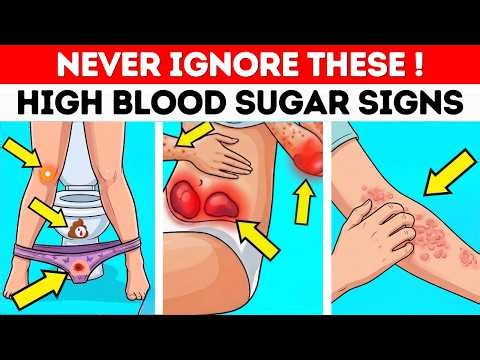 WARNING! 8 Signs Your Blood Sugar Is Too High (Don't Ignore #4)