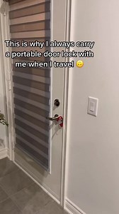 2.6K views · 72 reactions | This is why I NEVER travel without a portable door lock #multitool #foryou #fun #fyp #viral #selfdefensetools #femaledefence #femalesafety #selfdefenseforwomen #safety #safetytips #selfdefensekits #doorlockhome #safelock #doorlock #lock #doortools #travelock #safetylock #safetylockathome #doorlocktravel #landlord #locks #door #staysafeladies #staysafewomen #travellocks #staysafe | FourTwenty Club | Facebook