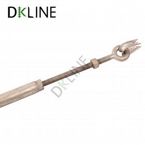 [Hot Item] LV & Mv Guy Fittings Fasteners Pole Line Hardware Stay Assembly Set Hot DIP Galvanized Stay Rod