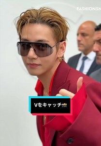 V BTSがセリーヌ2027春夏コレクションでキャッチ｜Paris Fashion Week